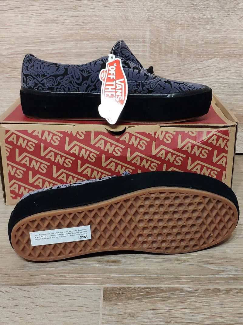 vans platform velluto