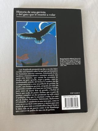 historia de una gaviota y del gato que le enseñó