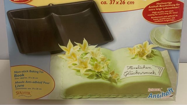Molde repostería tarta libro