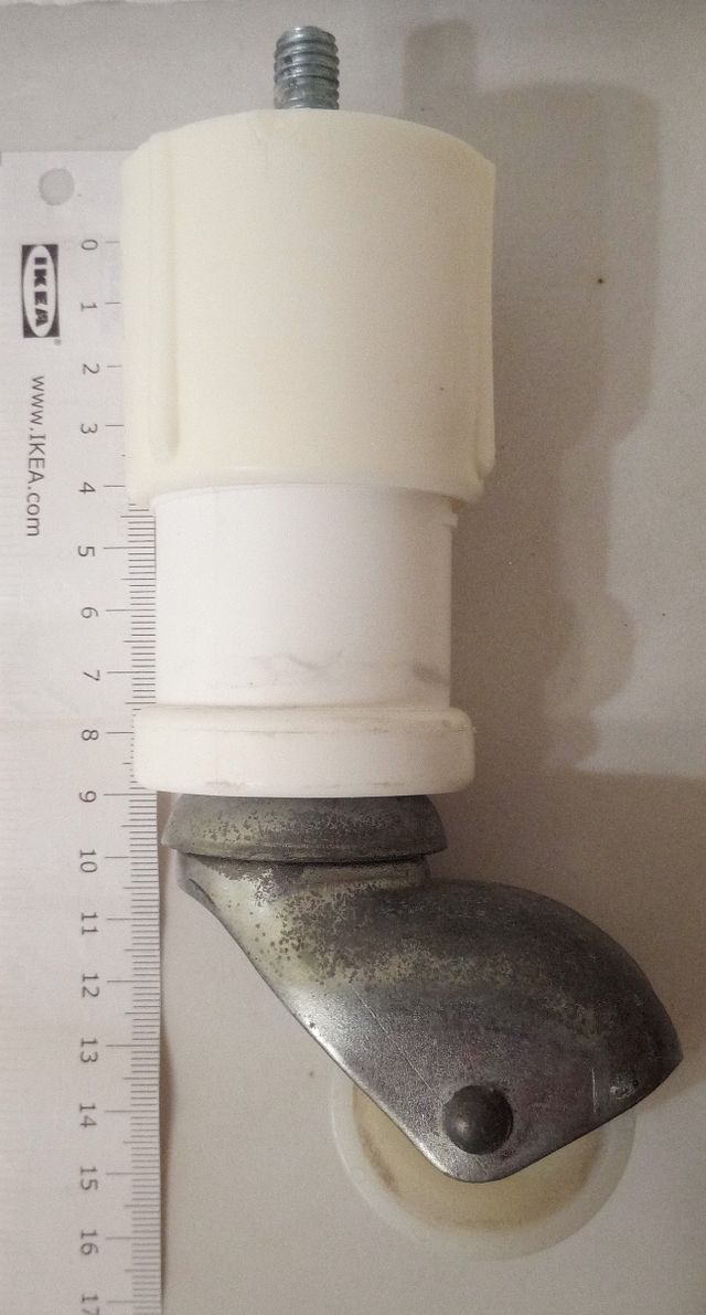 PATAS CILÍNDRICAS DE ROSCA REGULABLES PARA MUEBLES