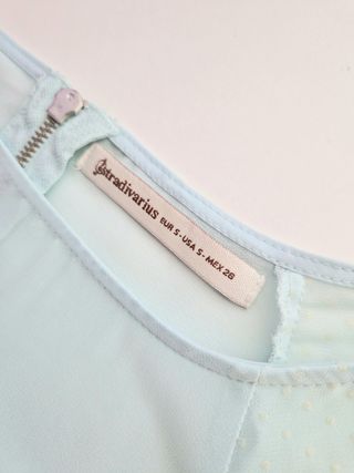 Blusa azul claro Stradivarius