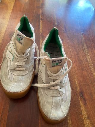 Zapatillas de squash Inter Active talla 42 blancas