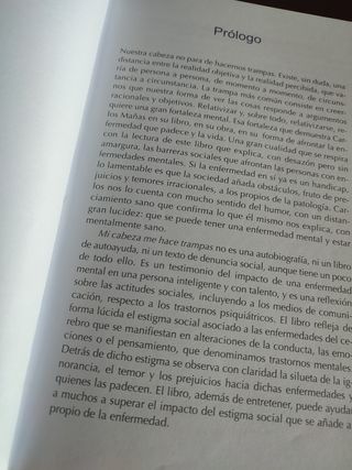 Libro "Mi cabeza me hace trampas" Carlos  Mañas