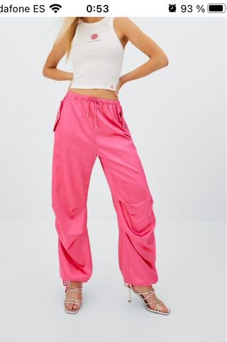 Pantalón fucsia pacha .