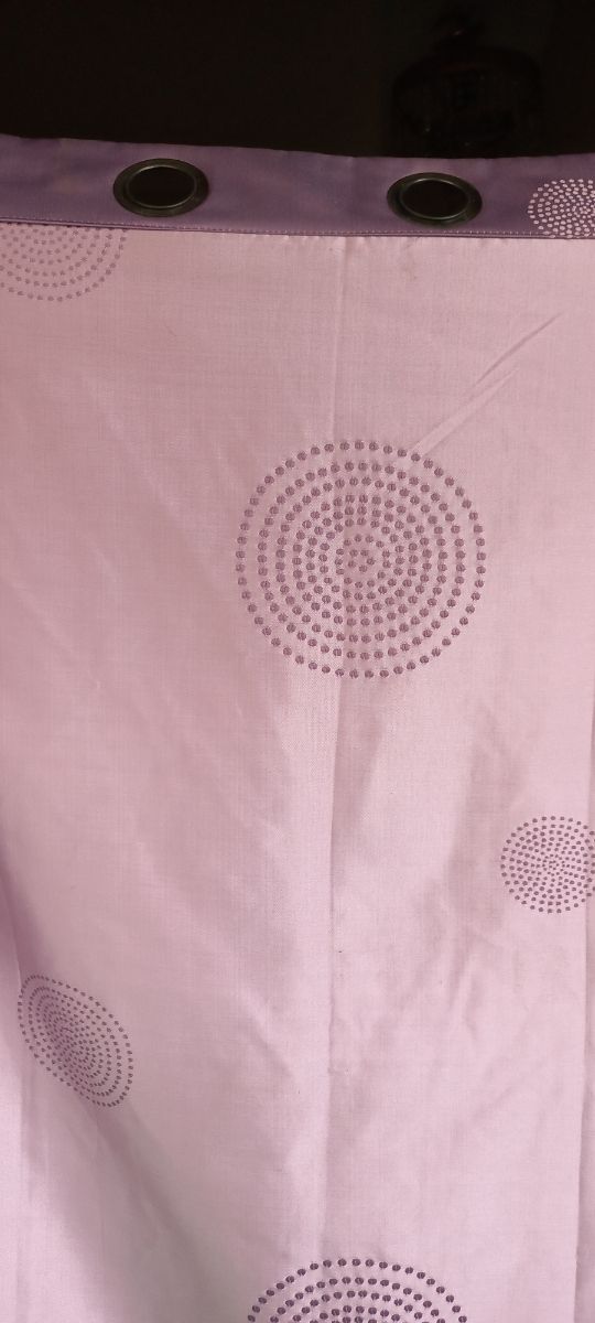 Tende reversibili bicolore con anelli