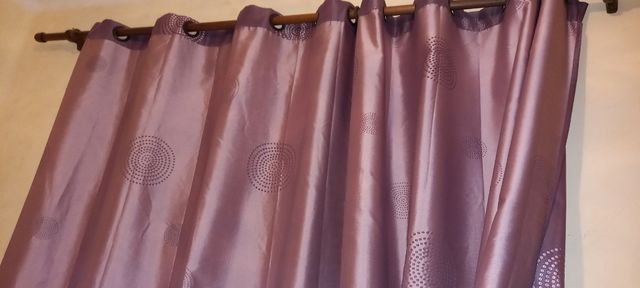 Tende reversibili bicolore con anelli