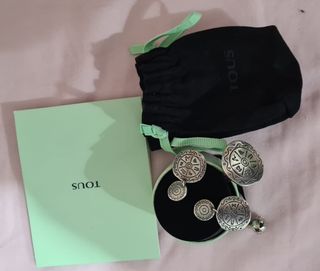 Conjunto pendientes y anillo, Tous Azteca.