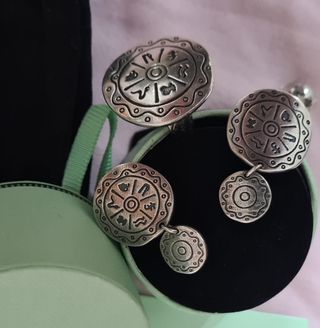 Conjunto pendientes y anillo, Tous Azteca.