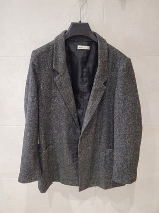 Abrigo fino gris jaspeado