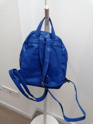 mochila juvenil azul