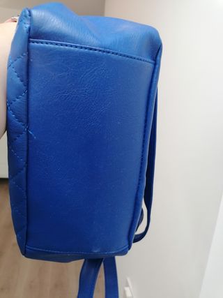 mochila juvenil azul