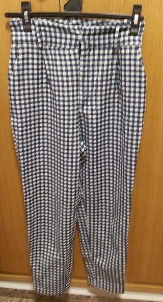 Pantalón cuadros mujer