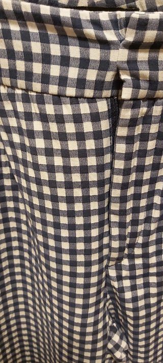 Pantalón cuadros mujer
