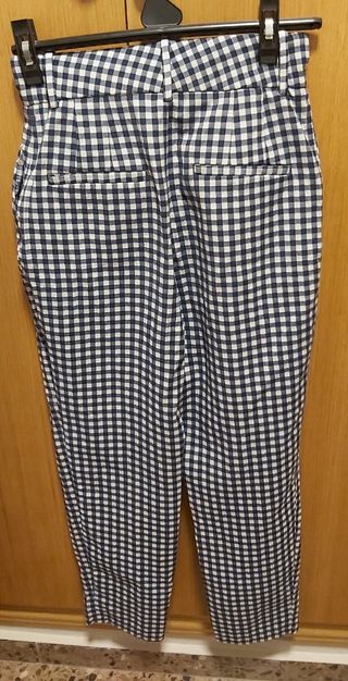 Pantalón cuadros mujer