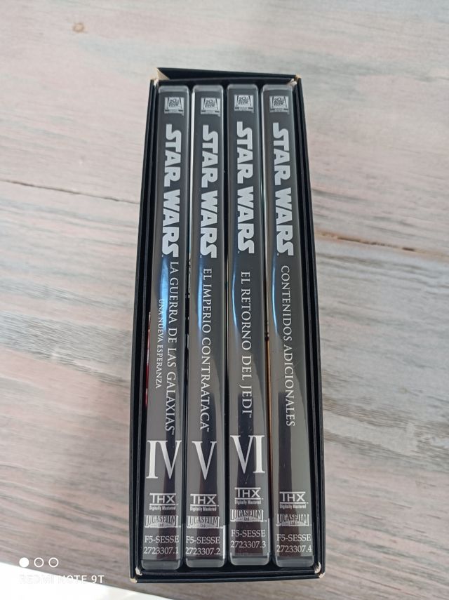 DVD star wars trilogía