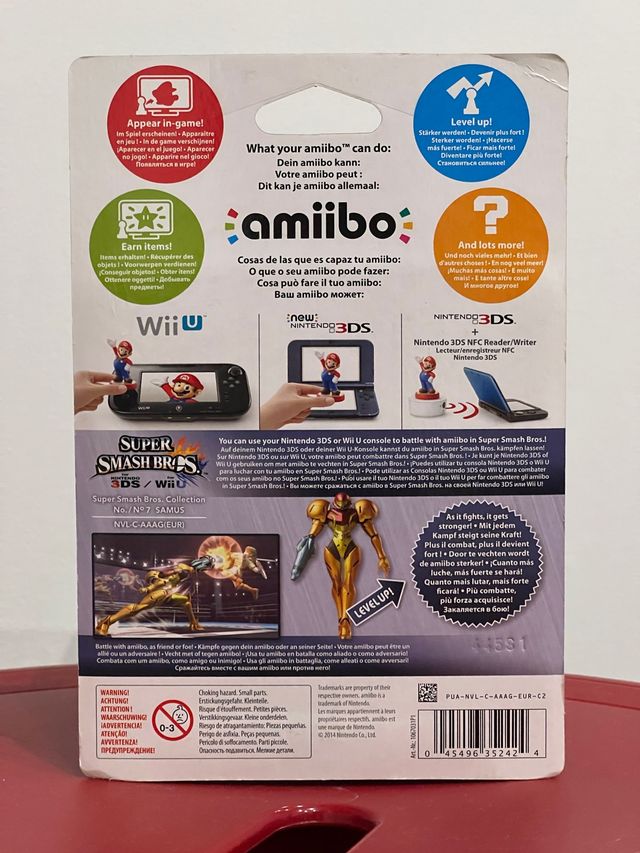amiibo Samus no. 7 Super Smash Bros.