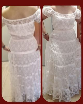 vestido de encaje