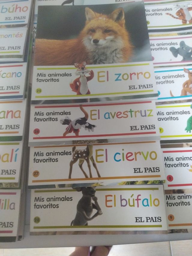 colección libros mis animales favoritos