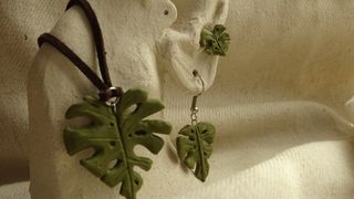 Pendientes🍃 Monstera