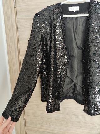 Chaqueta lentejuelas vintage 