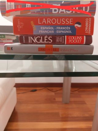 DICCIONARIOS VARIOS 5€ Y 3€ UNIDAD