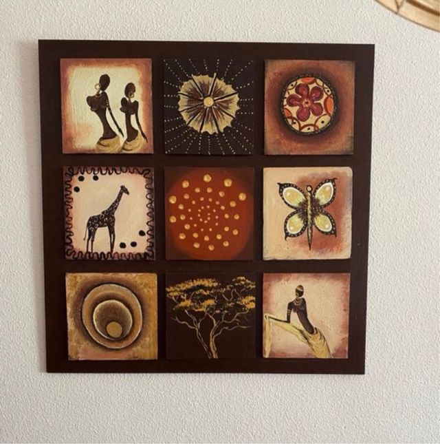 Cuadro pintura etnica