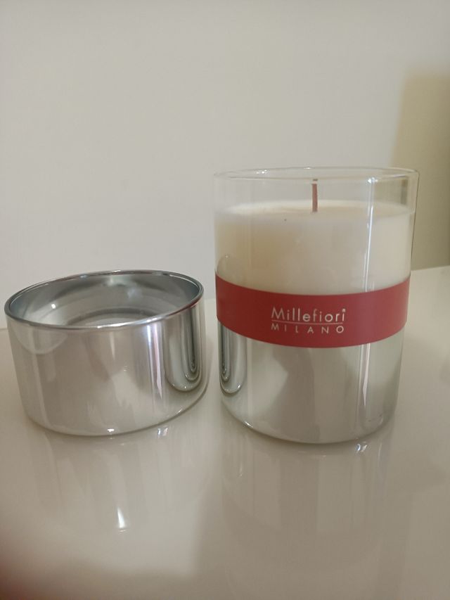 Candela Millefiori Milano Vaniglia e legno