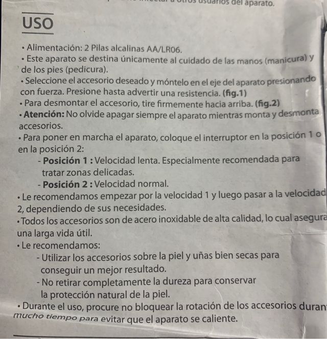 Kit manicura y pedicura