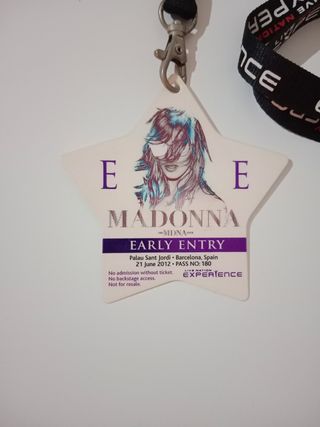 Pase Concierto Madonna 2012