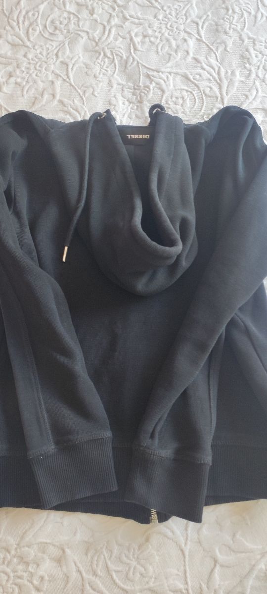 Sudadera de cremallera con capucha marca Diesel