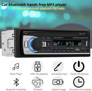 NK Auto Radio Coche - 1 DIN - 4x40W - Bluetooth 4.