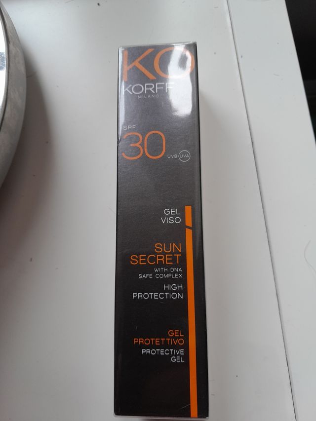 korff protezione solare gel viso spf 30