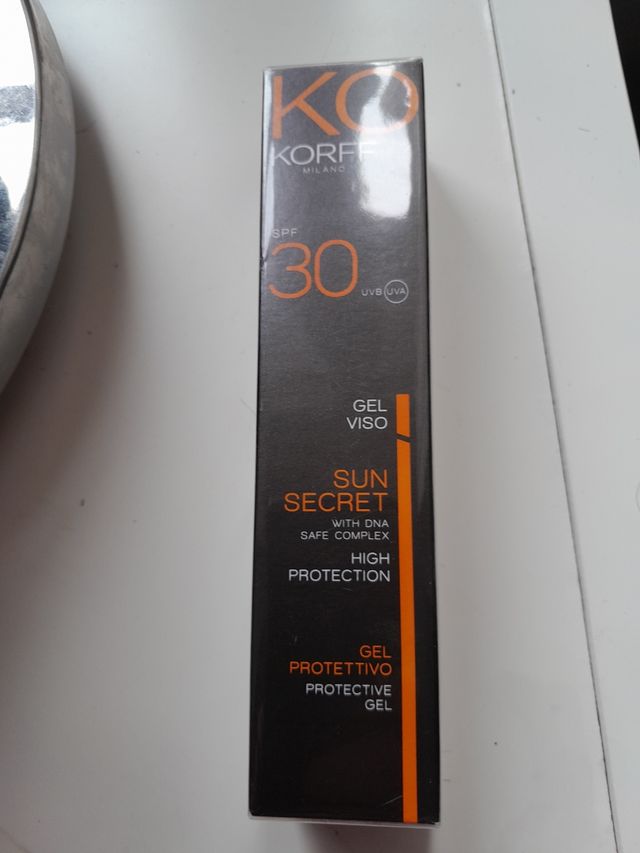 korff protezione solare gel viso spf 30