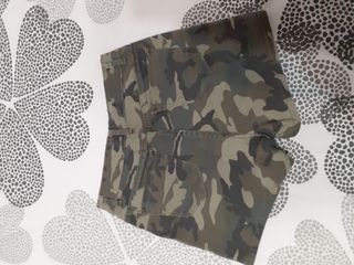 Pantalon corto mujer camuflaje