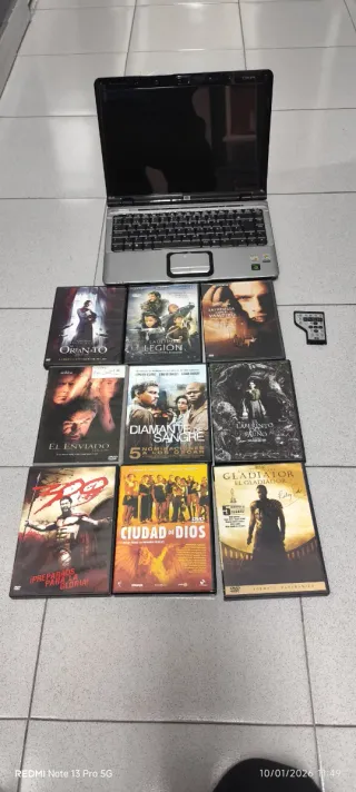 Ordenador Portátil HP + películas