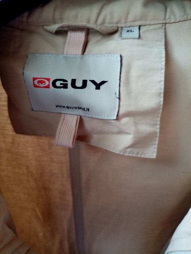 Sahariana sfoderata uomo beige