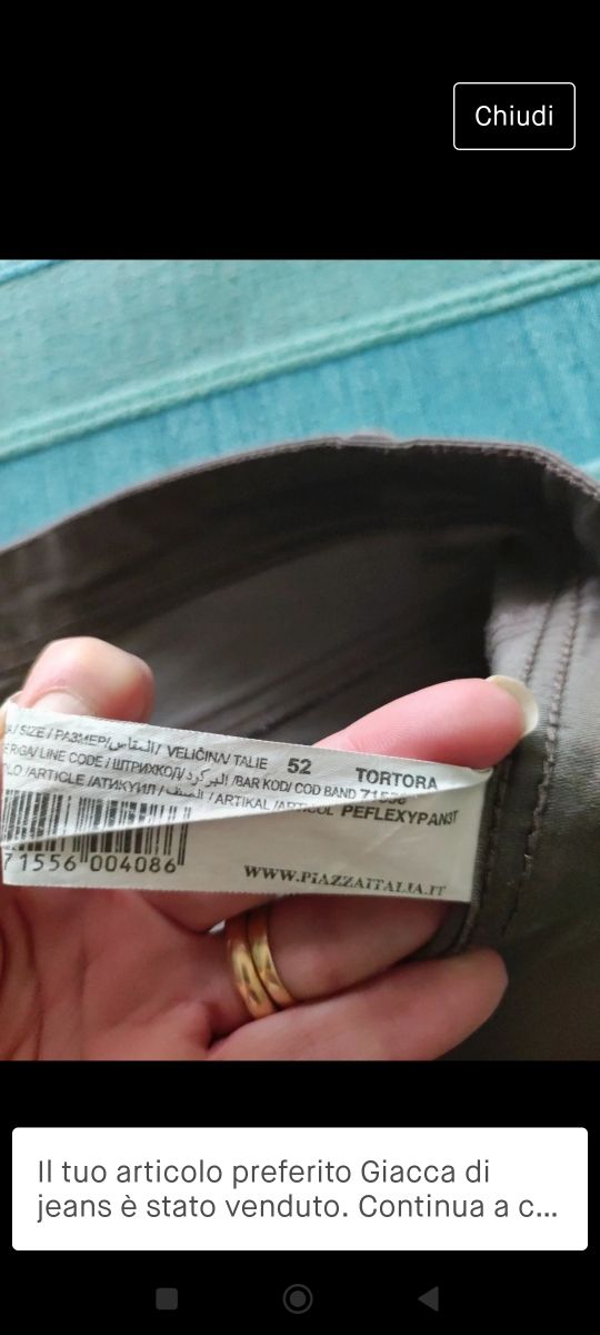 Pantalone donna Piazza Italia 