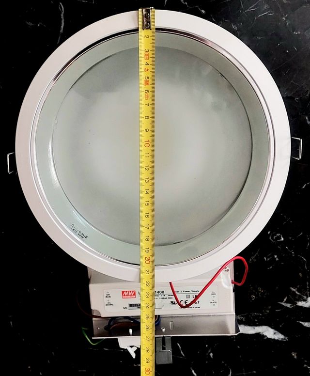 Plafón leds encastrable en falso techo - nuevo.