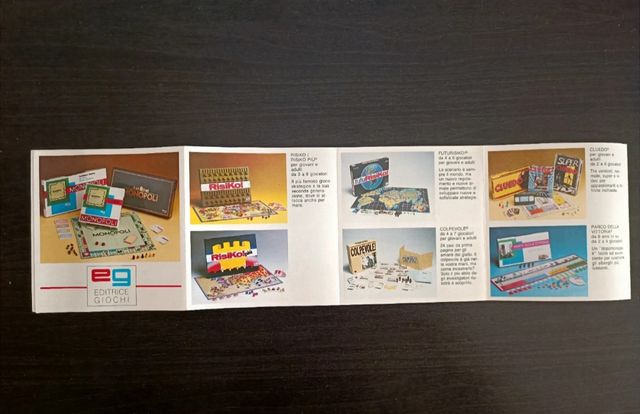 Catalogo pubblicitario anni 80