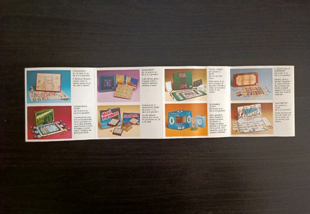 Catalogo pubblicitario anni 80