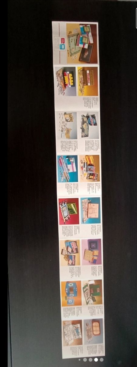 Catalogo pubblicitario anni 80