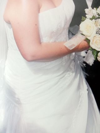 Vestido de novia +velo. Negociable 