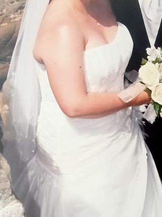 Vestido de novia +velo. Negociable 