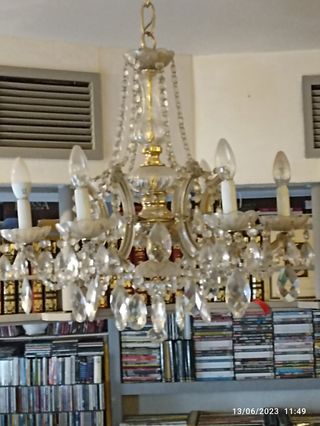 Lampara Techo Cristal