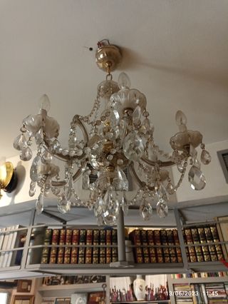 Lampara Techo Cristal