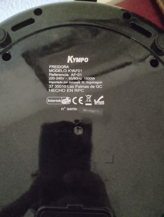 Freidora de aire Kimpo 3'5 litros