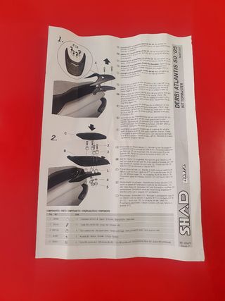 Soporte Baúl SHAD DERBI ATLANTIS 50