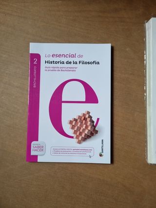 Libro de texto Historia de la Filosofia 2 bachille