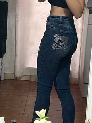 Jeans Oso Brillante 