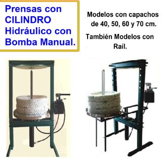 Presa Aceite. con capacos